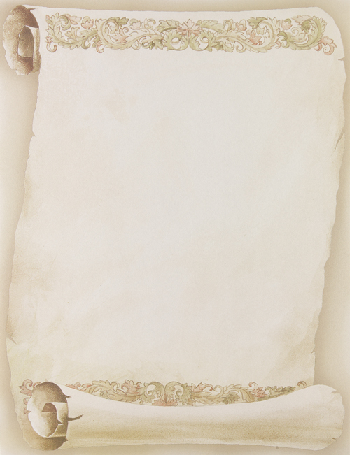 Florentine Scroll Letterhead