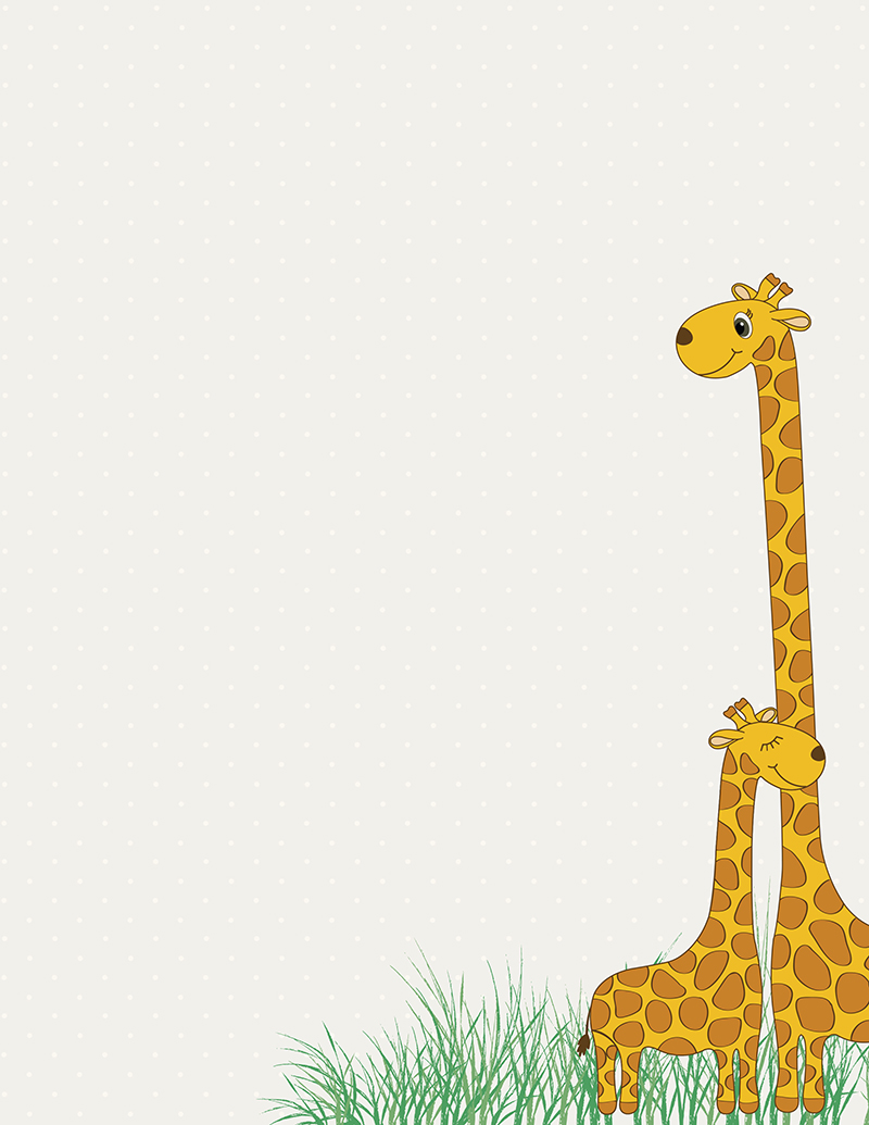 Baby Mama Giraffe