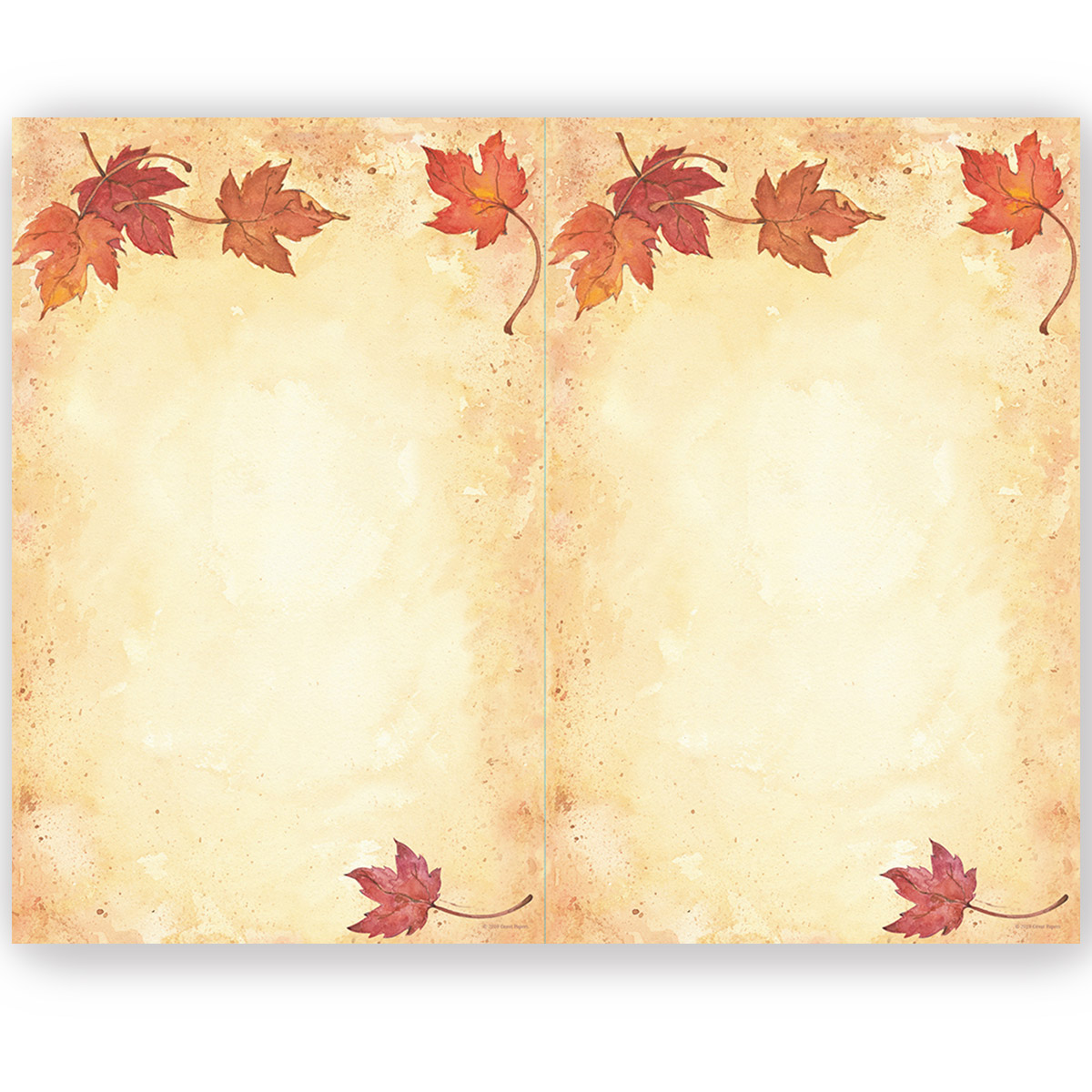 Fall Leaves Invitations - 50 Count